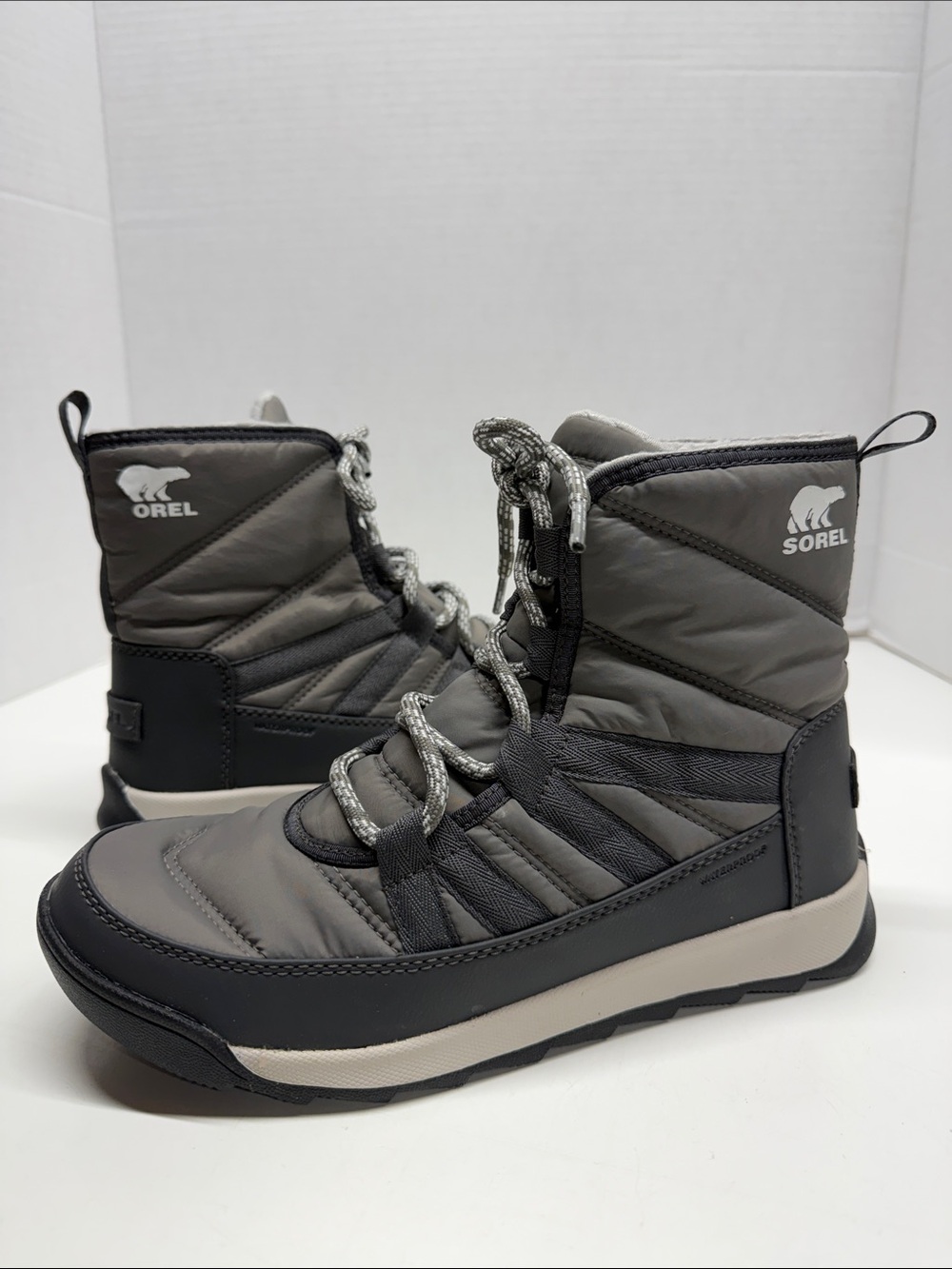 Sorel Whitney II Boots Insulated Short Waterproof Winter Snow Boot Lace Up 8